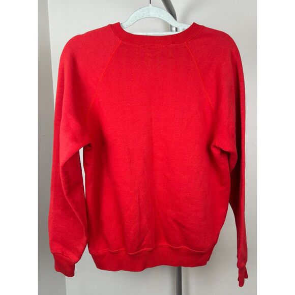 Vintage Wisconsin Dog Racing Sweatshirt Mens Large Red Graphic Pullover 80s USA - Picture 2 of 4